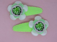 haarspeldje neon monstera 